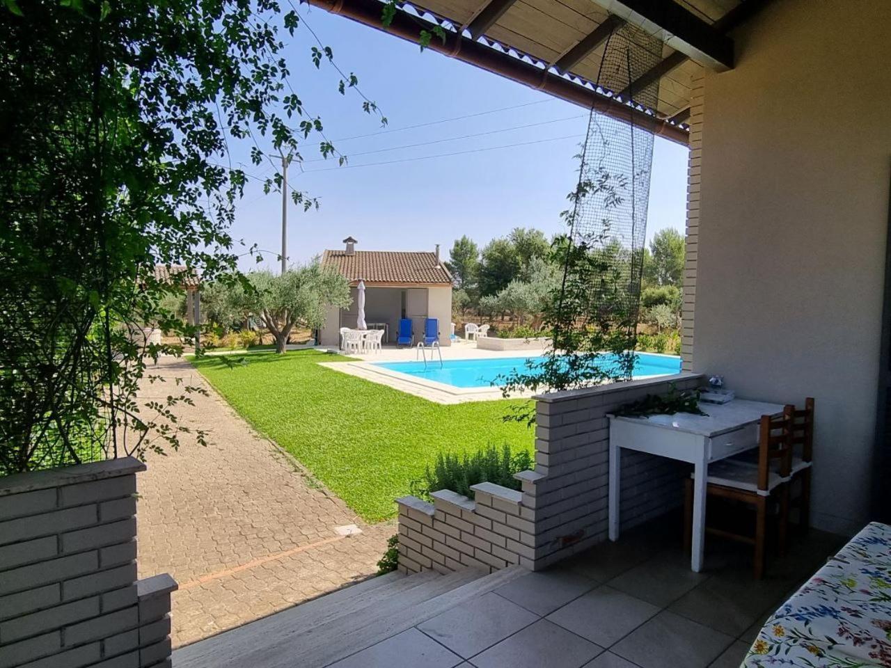 Accogliente Villa Con Piscina カルタジローネ エクステリア 写真